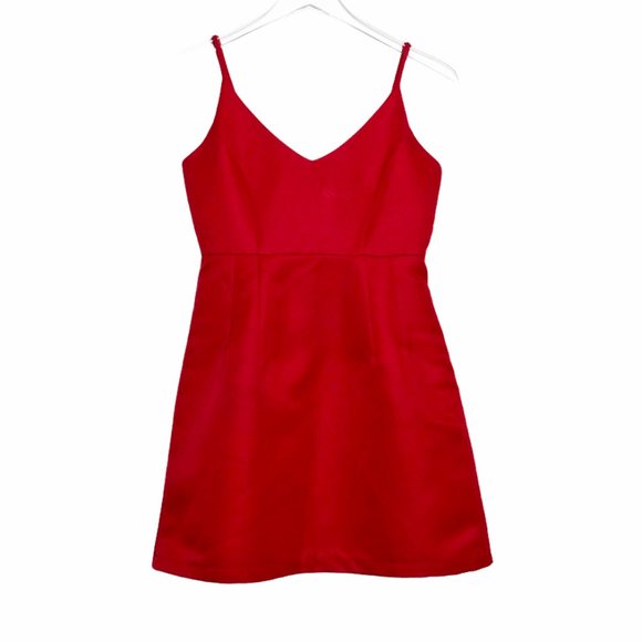 Lulu's | Irresistible Charms Red Mini Dress - Picture 2 of 10